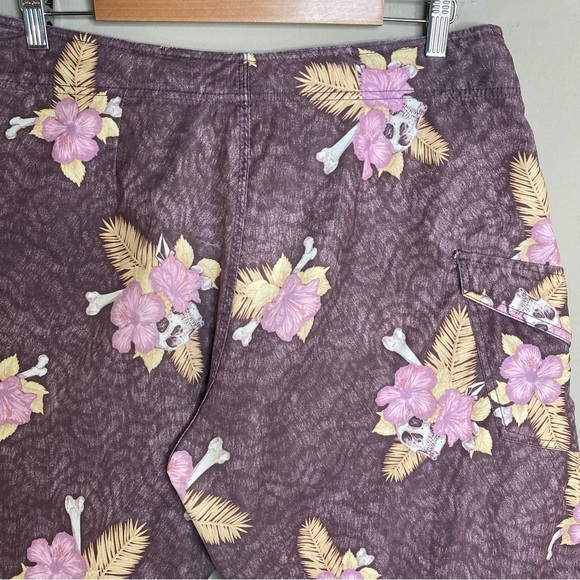 Volcom 2 Way Stretch Men’s Board Shorts Floral Size 34 - Picture 11 of 16